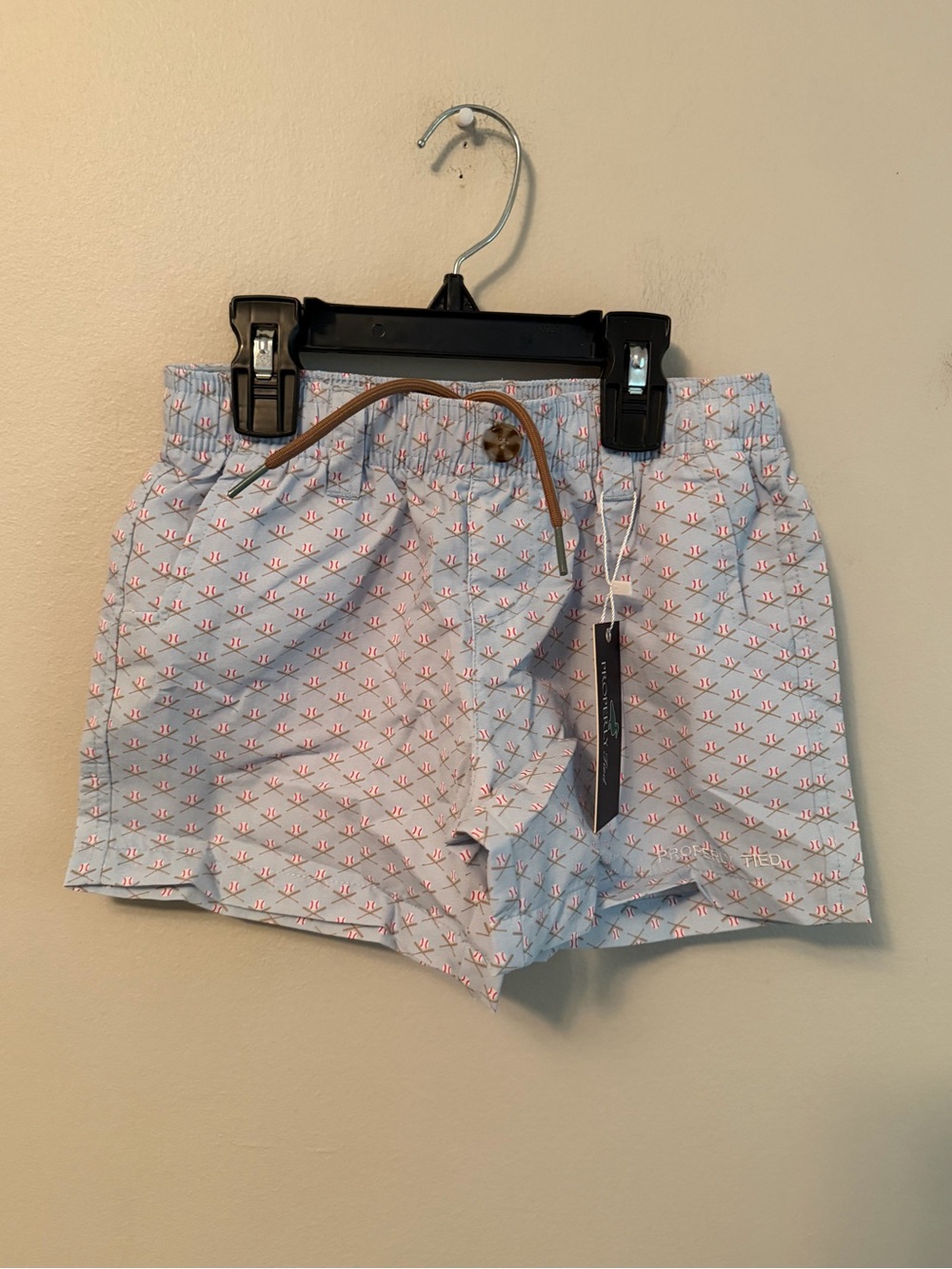 Properly Tied Light Blue Baseball Mallard Shorts